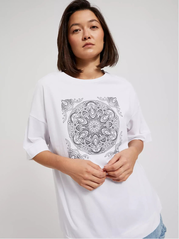 Moodo Дамска тениска с щампа Moodo