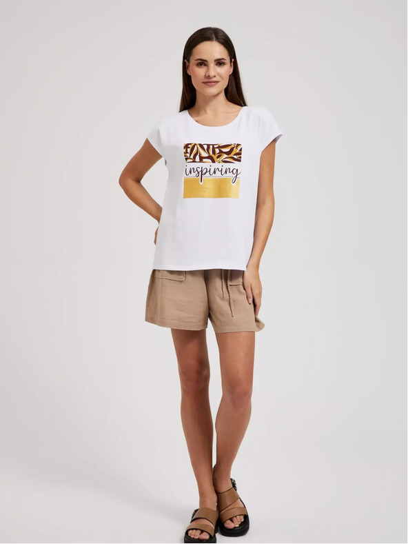 Moodo Дамска тениска с щампа Moodo