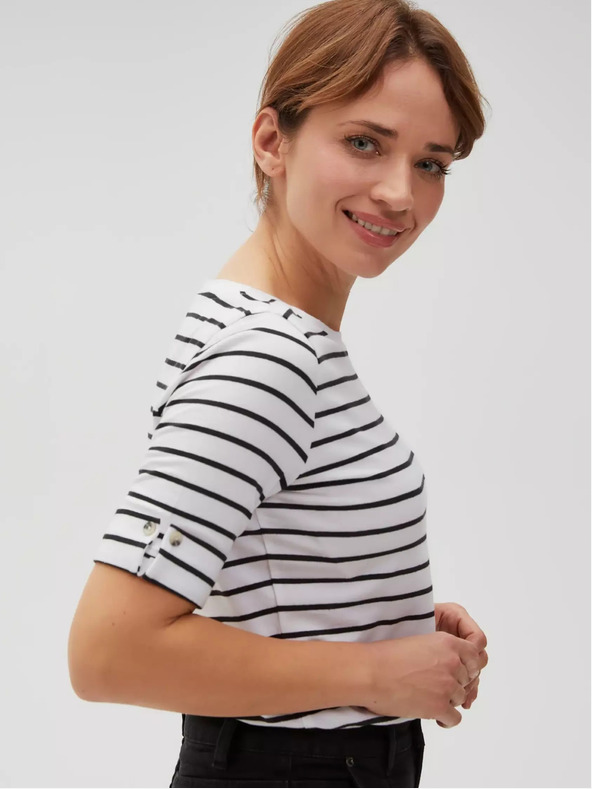 Moodo Дамска тениска на райета Moodo