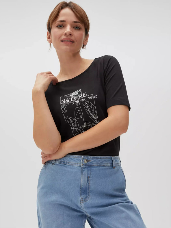 Moodo Дамска тениска с щампа Moodo