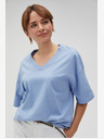 Moodo Светлосиня дамска тениска Moodo