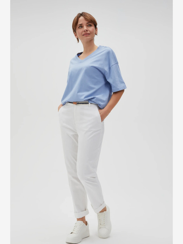 Moodo Светлосиня дамска тениска Moodo