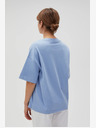 Moodo Светлосиня дамска тениска Moodo