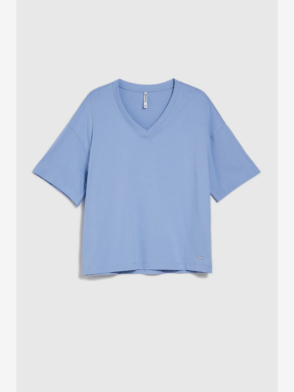 Moodo Светлосиня дамска тениска Moodo