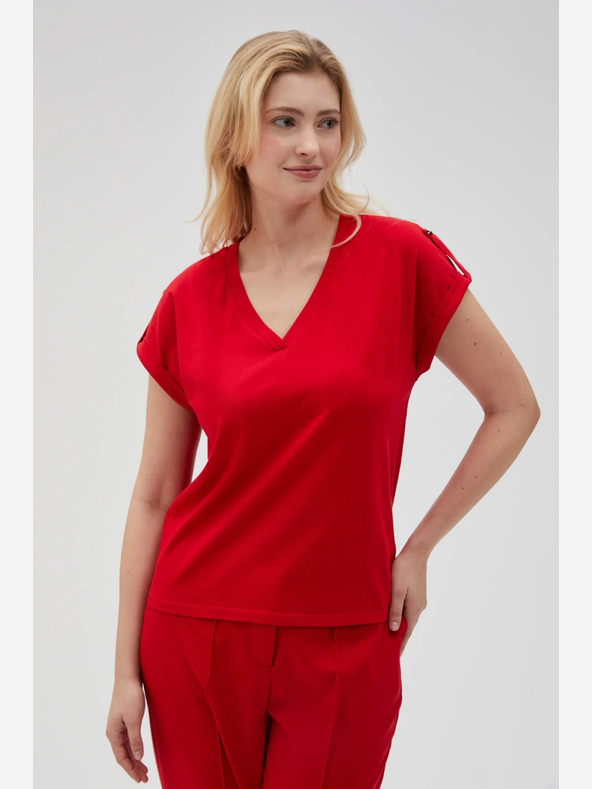 Moodo Червена дамска тениска Moodo