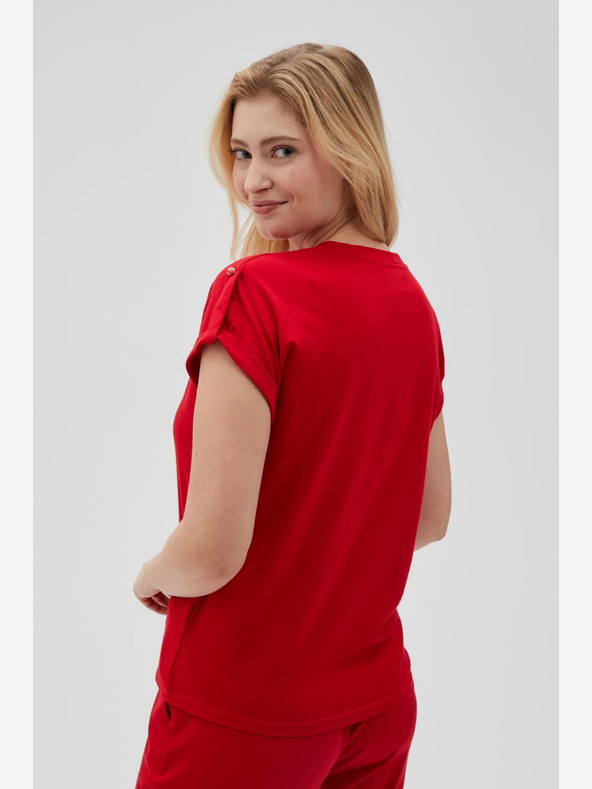 Moodo Червена дамска тениска Moodo