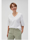 Moodo Бяла дамска тениска Moodo