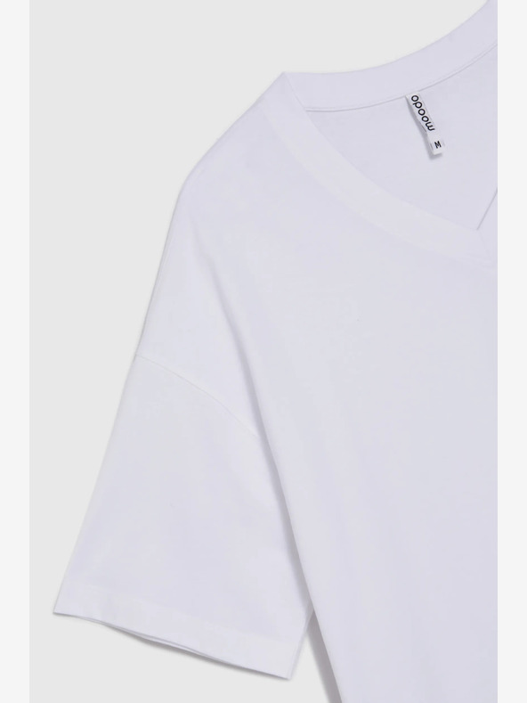 Moodo Бяла дамска тениска Moodo