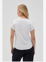 Moodo Бяла дамска тениска Moodo