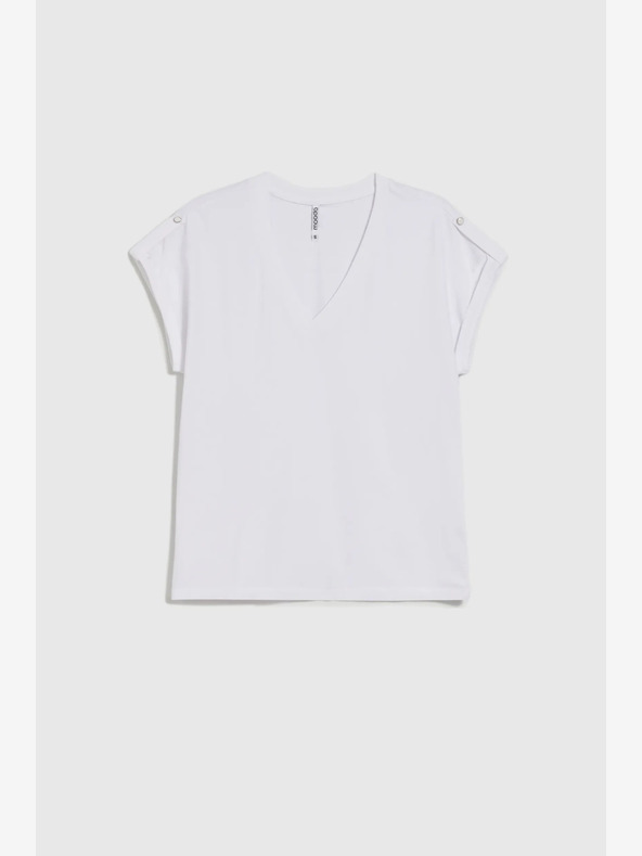 Moodo Бяла дамска тениска Moodo