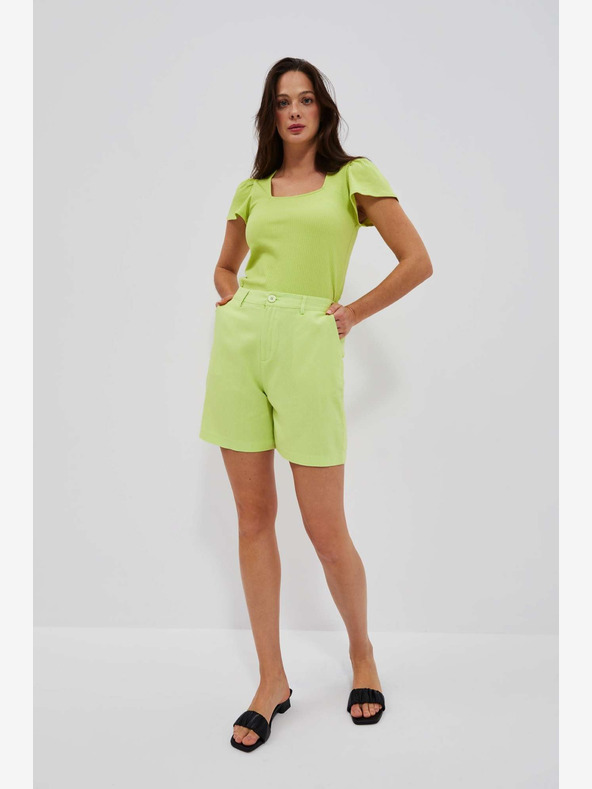 Moodo Светлозелена риза Moodo