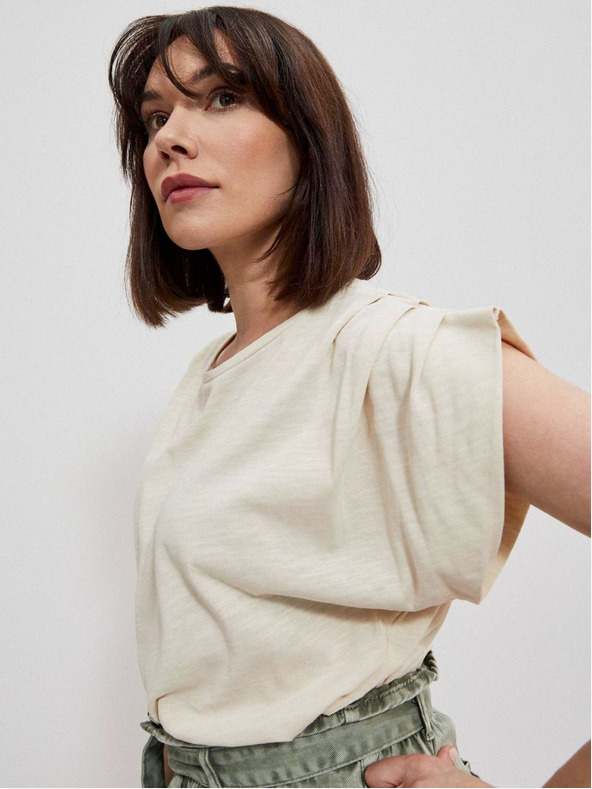 Moodo Кремава дамска риза Moodo