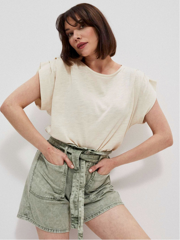 Moodo Кремава дамска риза Moodo