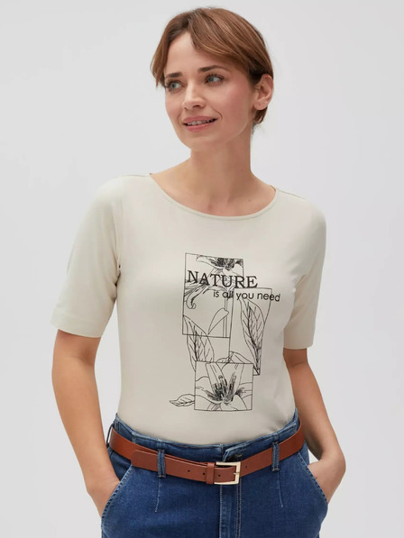 Moodo Бежова дамска блуза Moodo