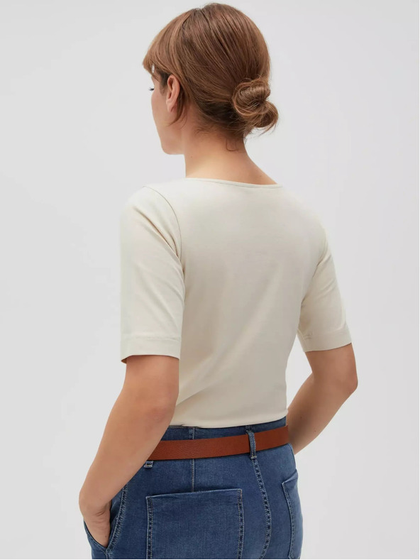 Moodo Бежова дамска блуза Moodo