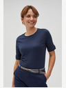 Moodo Тъмно синя дамска тениска Moodo
