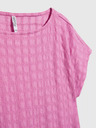 Moodo Розова риза с къс ръкав Moodo