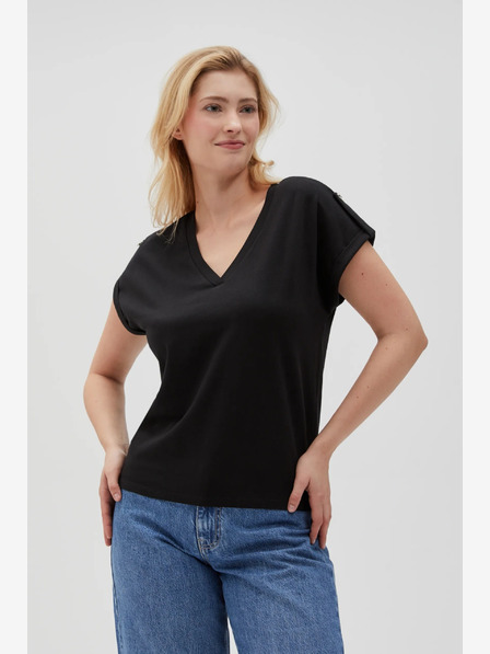 Moodo Черна дамска дълга рокля Moodo