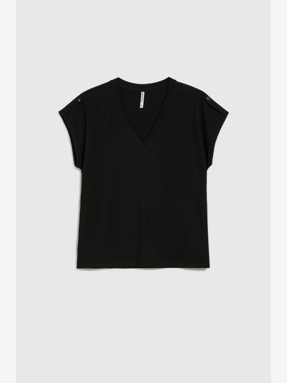 Moodo Черна дамска дълга рокля Moodo