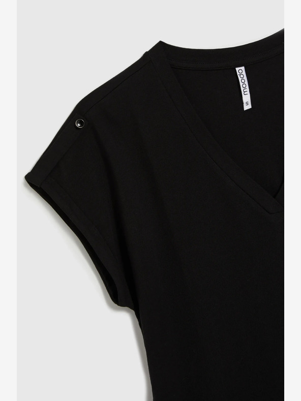 Moodo Черна дамска дълга рокля Moodo