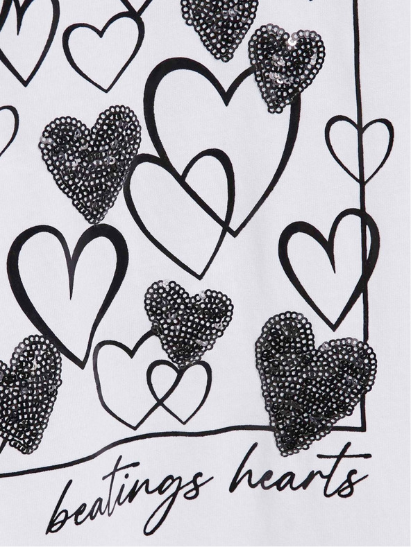 Moodo Бяла дамска тениска Moodo