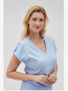 Moodo Светлосиня дамска тениска Moodo