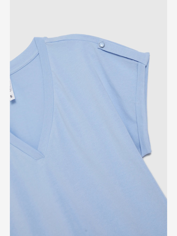 Moodo Светлосиня дамска тениска Moodo