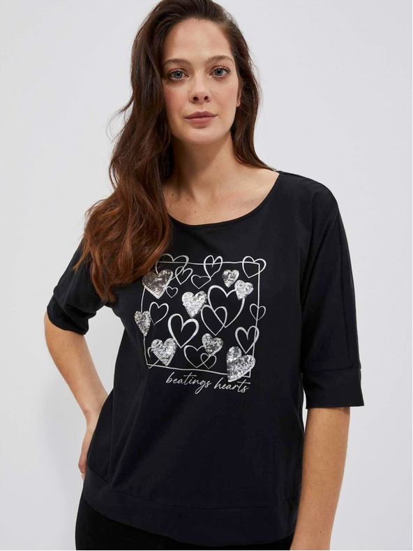 Moodo Черна дамска дълга рокля Moodo