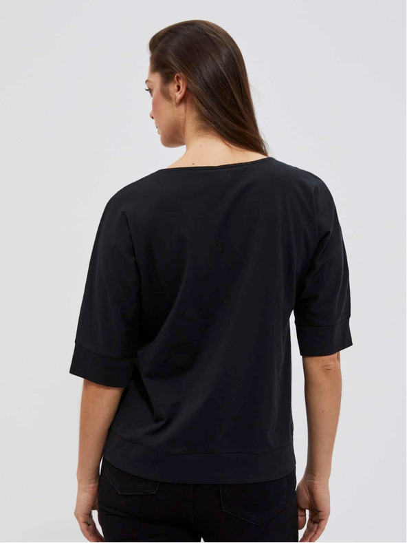 Moodo Черна дамска дълга рокля Moodo