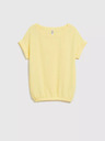 Moodo Жълта тениска с къс ръкав Moodo