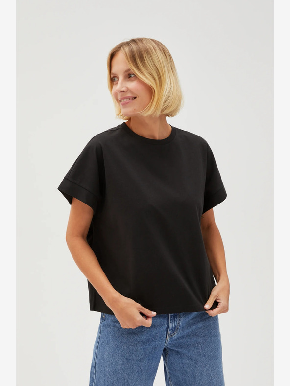 Moodo Черна дамска дълга рокля Moodo