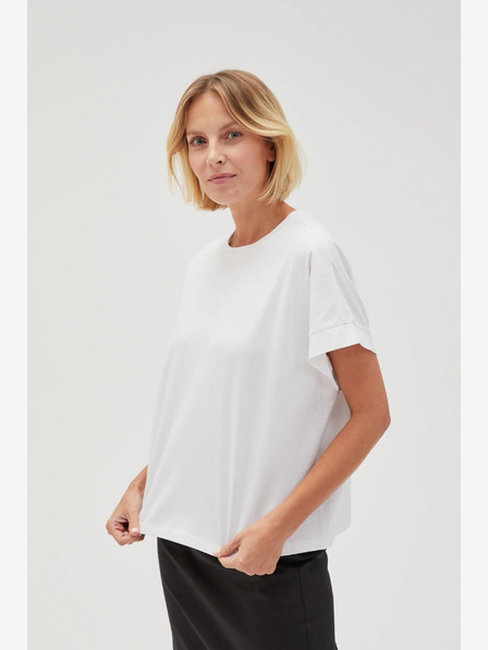 Moodo Бяла дамска тениска Moodo