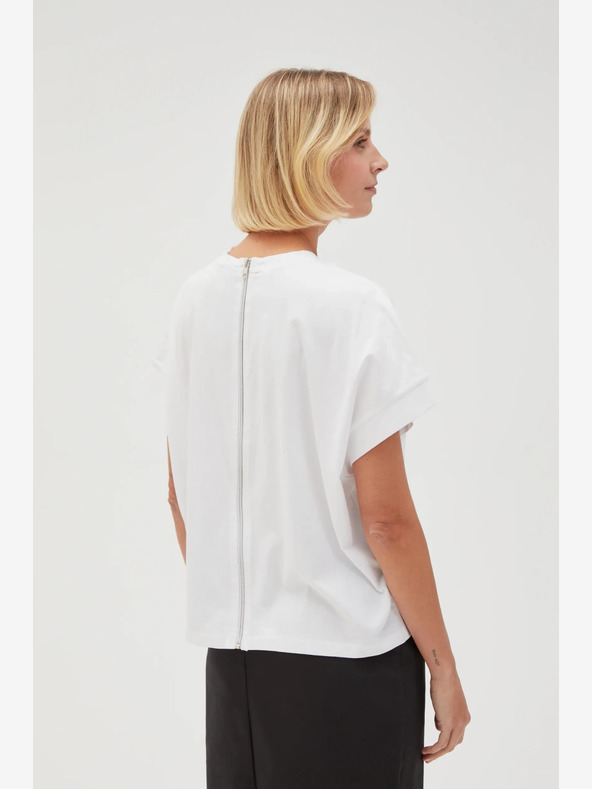 Moodo Бяла дамска тениска Moodo