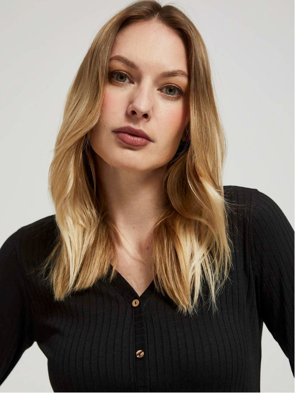 Moodo Черна дамска дълга рокля Moodo