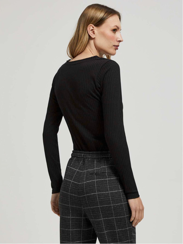 Moodo Черна дамска дълга рокля Moodo