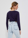 Moodo Тъмно синя дамска тениска Moodo