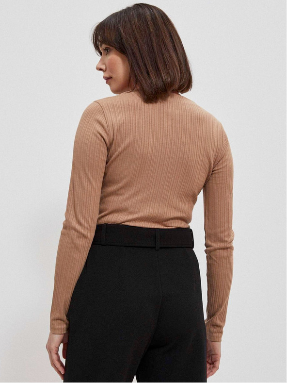 Moodo Бежова дамска блуза Moodo