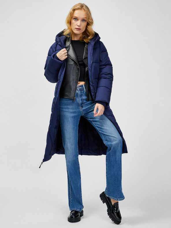 GAP Стеган макси шлифер с качулка GAP