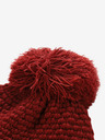 ALPINE PRO ALPINE PRO GRANE червена зимна шапка от вълнена смес за жени