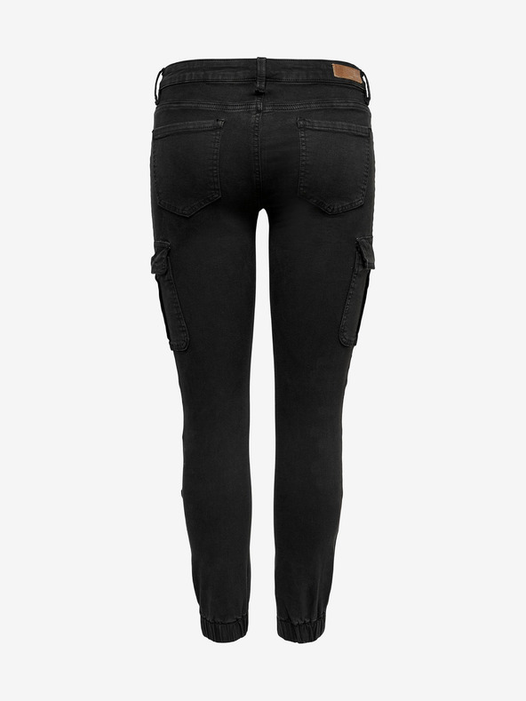 ONLY Черен панталон с джобове ONLY Missouri