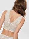 ONLY Кремав дамски дантелен сутиен ONLY
