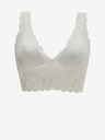 ONLY Кремав дамски дантелен сутиен ONLY