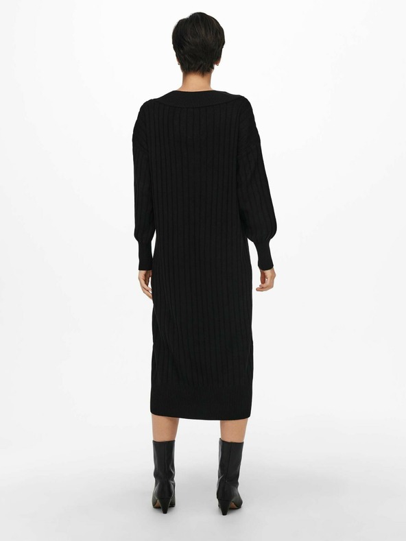 ONLY Черен пуловер миди ONLY New Tessa