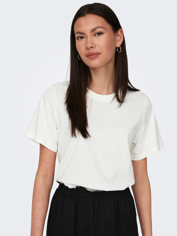 Jacqueline de Yong Бяла дамска основна риза JDY Pisa