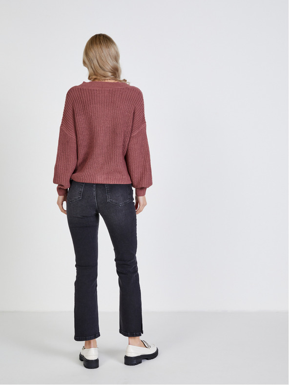 ONLY Старо розово къса жилетка ONLY Carol