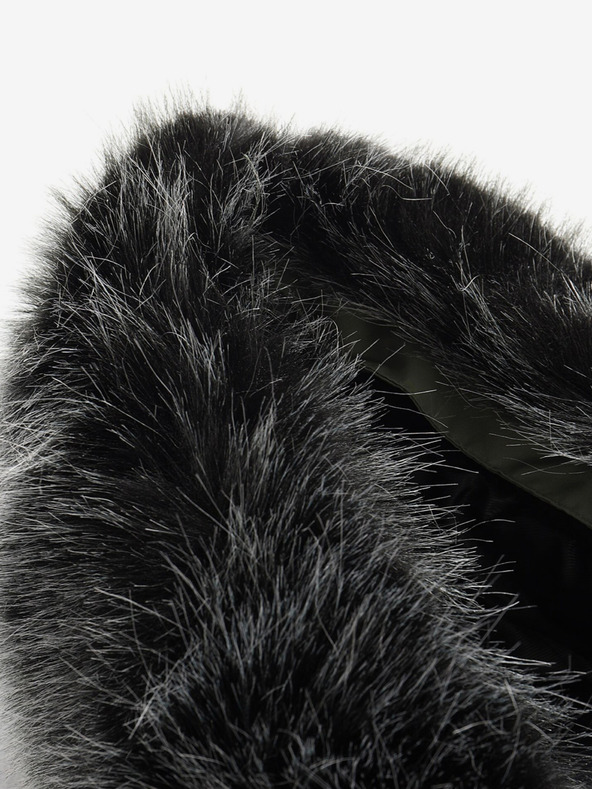 ALPINE PRO Черно-зелено дамско зимно ватирано яке ALPINE PRO EGYPA