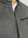 Jack & Jones Сиво мъжко велурено яке Jack & Jones