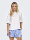 ONLY Бяла дамска тениска ONLY Lina