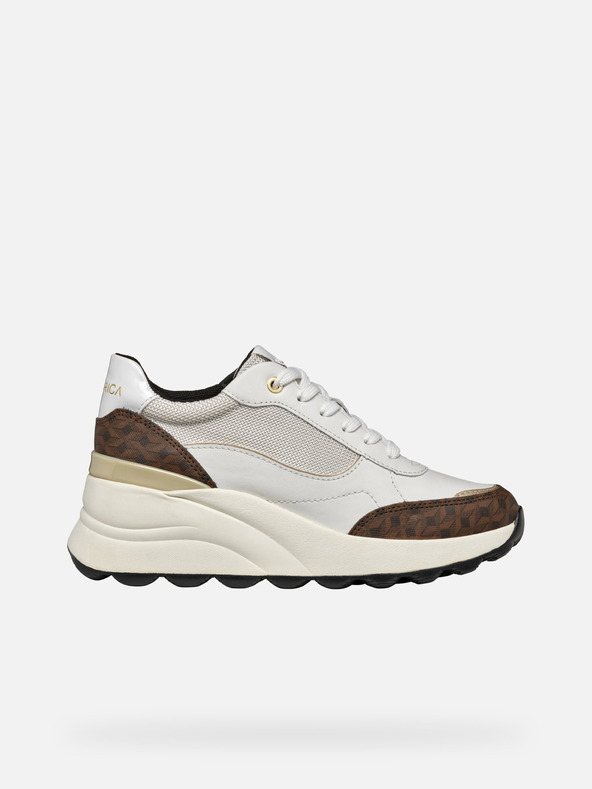 Geox Бели дамски маратонки Geox Spherica EC13