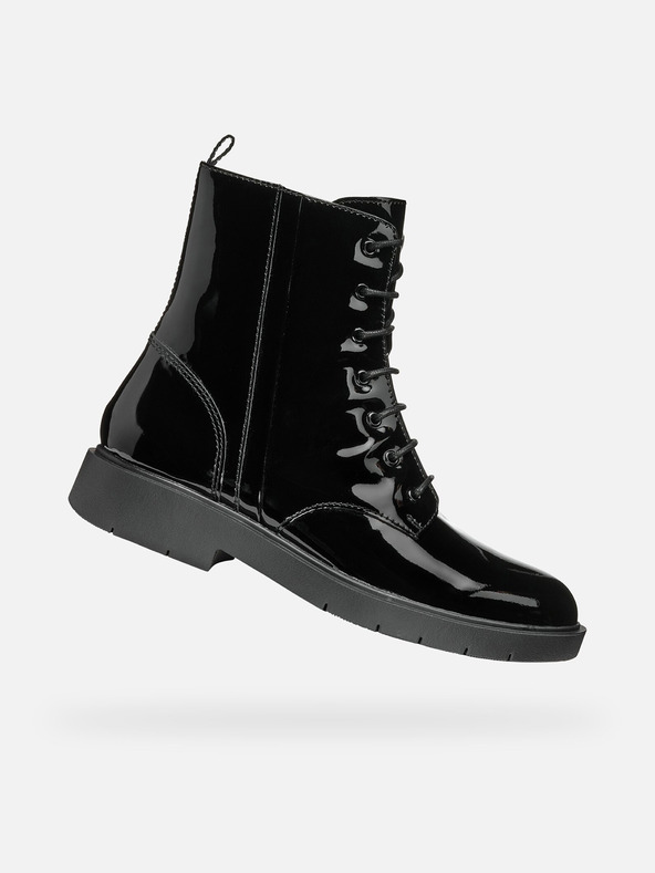 Geox Черни дамски анкл обувки Geox Spherica ec1